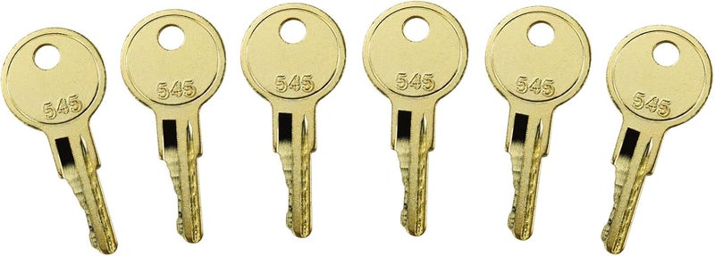 gradora CH545 Keys Compatible with Truck Trailer RV Campers Car Hauler Tool Boxes Safety Cabinets Paddle Handle Lokes (Pack of 6) - Image 3